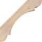 Ekena Millwork 5 1/2"W x 18"D x 18"H Olympic Smooth Knee Brace, Douglas Fir BRC06X18X18OLY00SDF - alternate 2